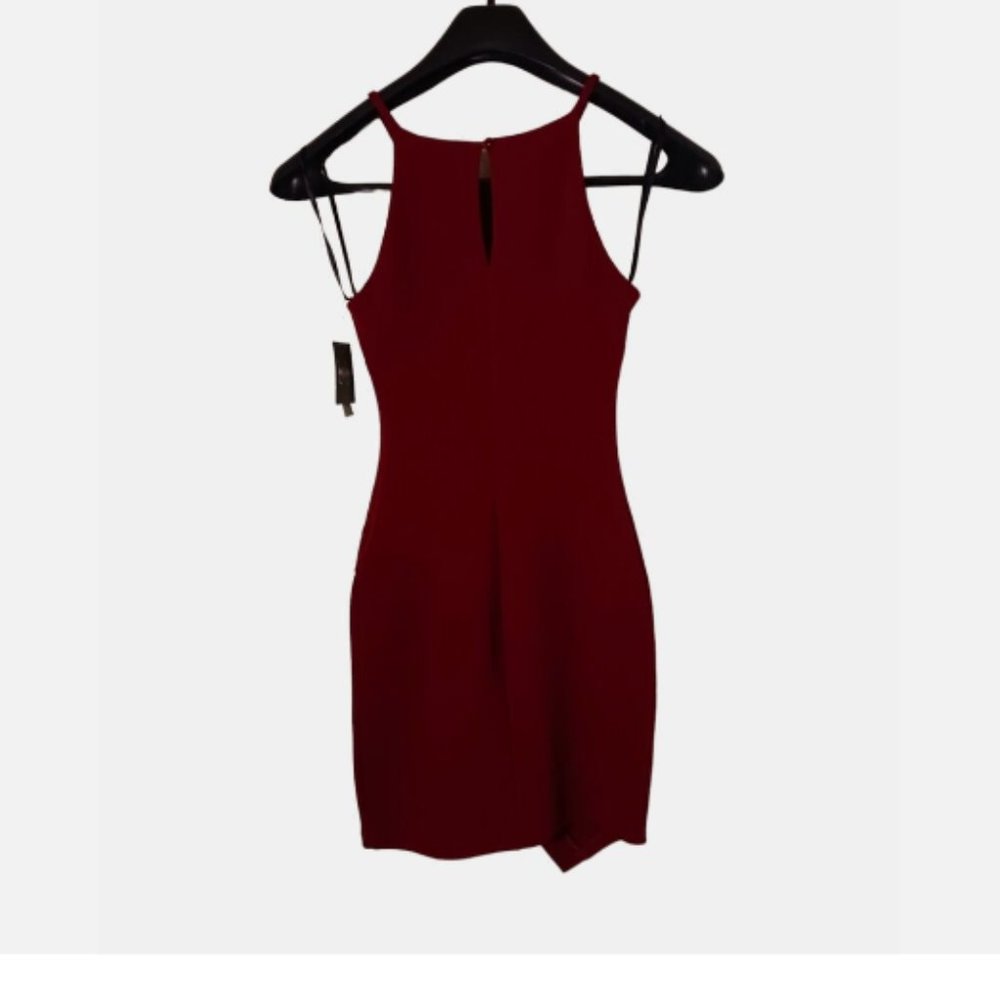 By & By Womens Dress Size XS Sleeveless Wine Color Solid Liverpool Retail $49 - Picture 2 of 8